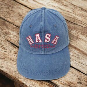NASA Kennedy Space Center Brushed Cotton Strapback Cap Trucker Baseball Hat